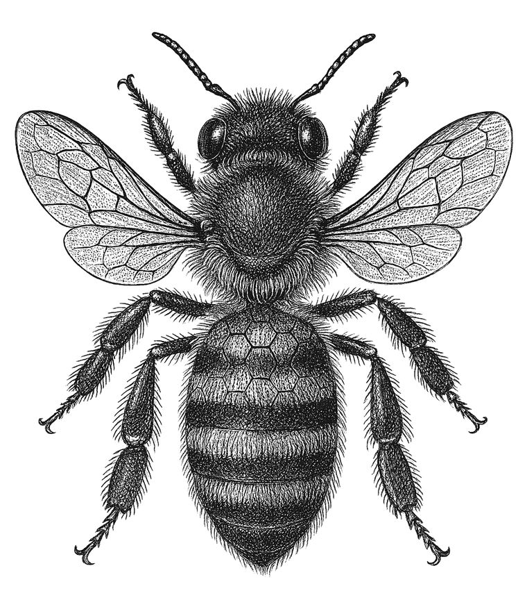 The bee, from The Insect Codex