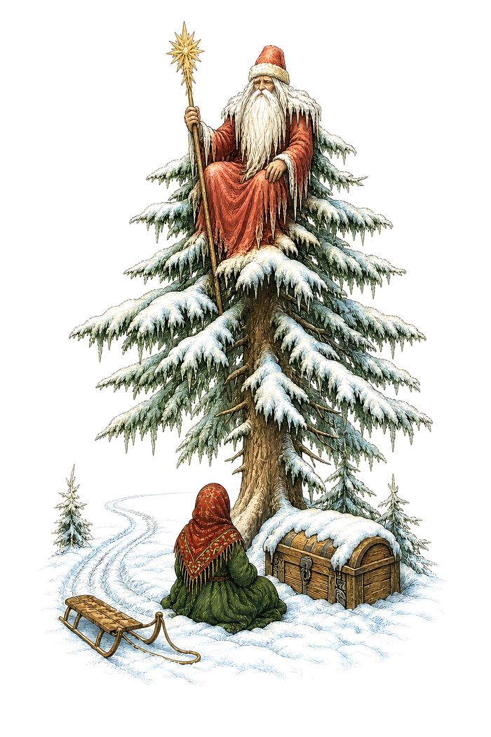 Morozko, from Christmas Folktales from Around the World