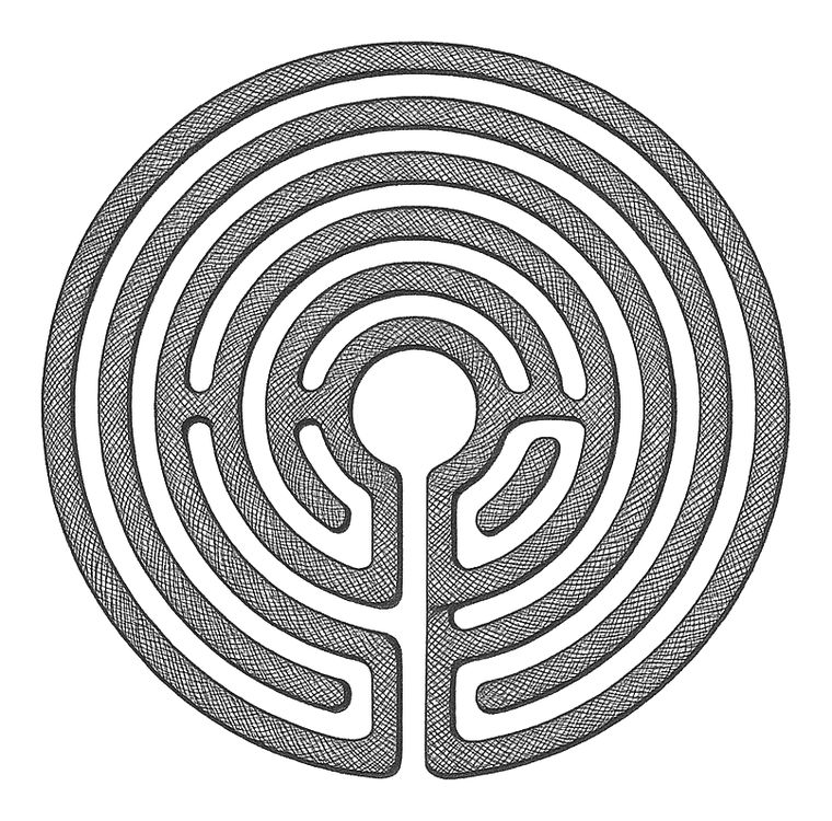The labyrinth, from The Code of Symbols